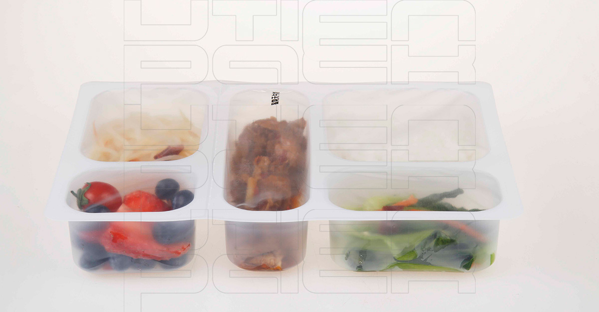 快餐盒饭热成型气调包装