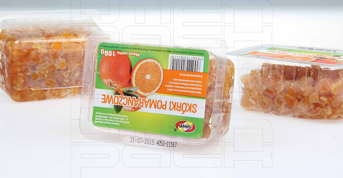 橘子干热成型气调包装