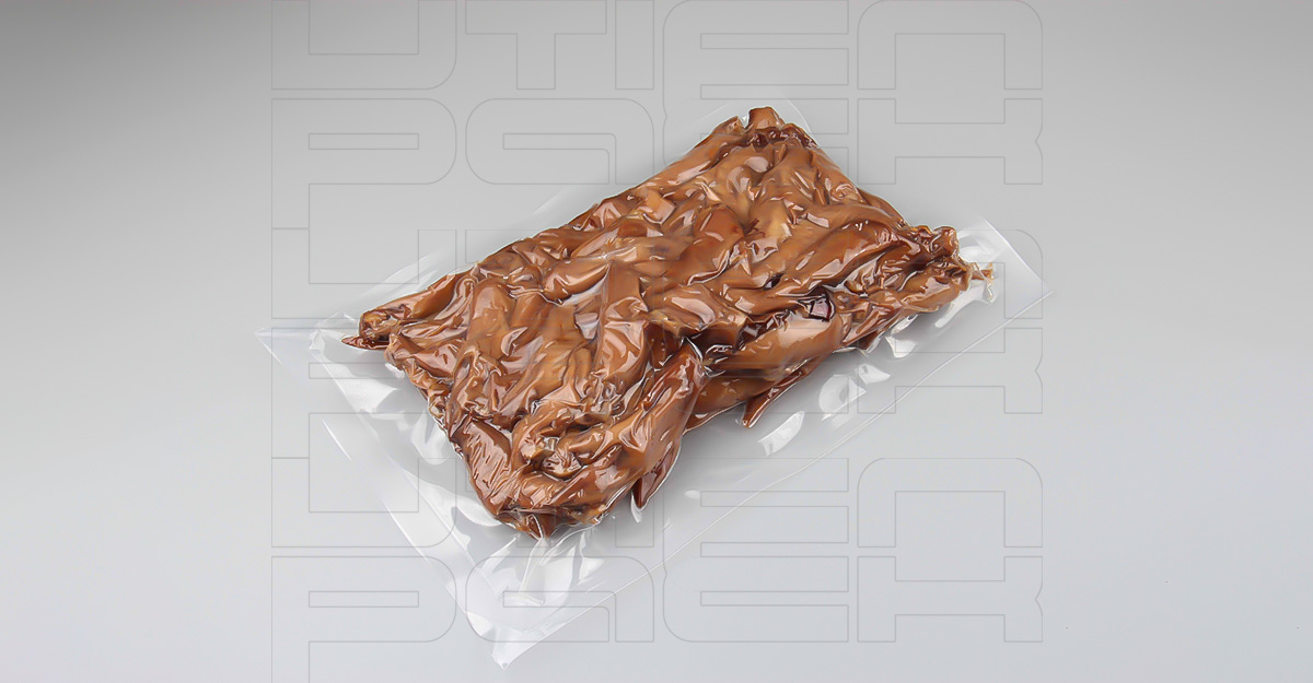 卤鸭掌热成型真空包装