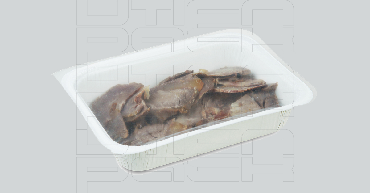 牛肉片预制盒光封包装