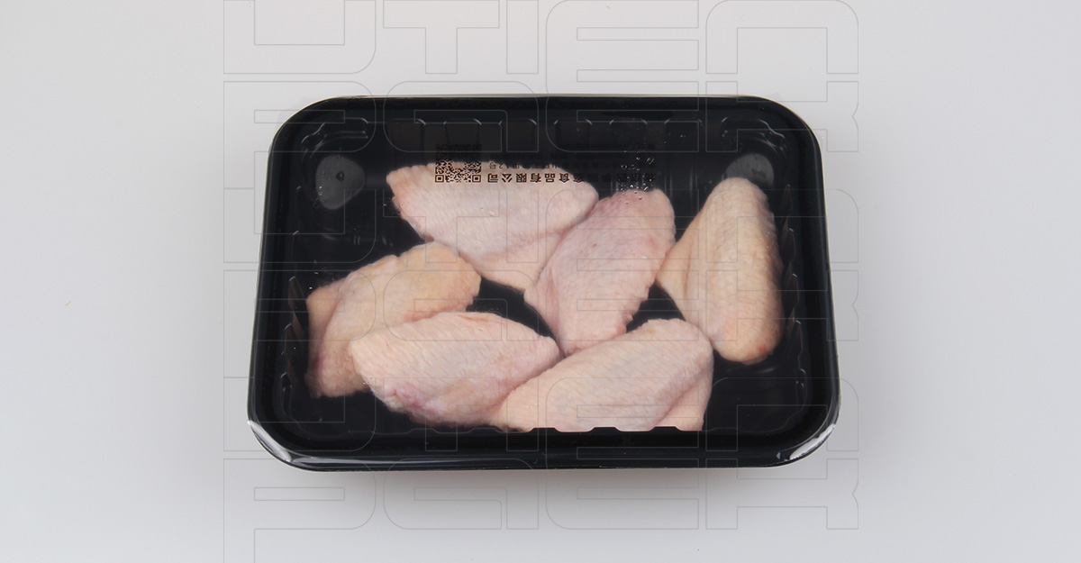 鸡翅预制盒气调包装