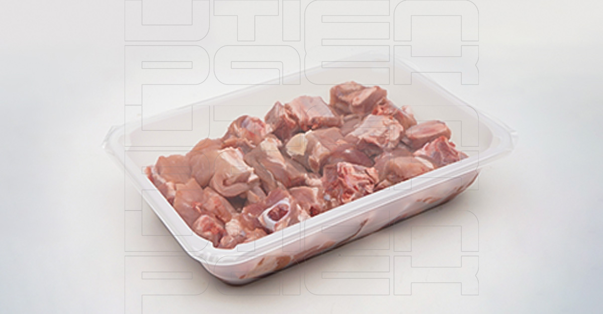 猪肉块预制盒气调包装