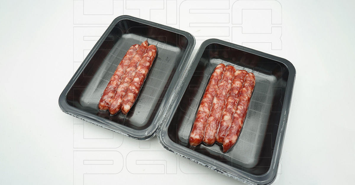 广式腊肠预制盒贴体包装