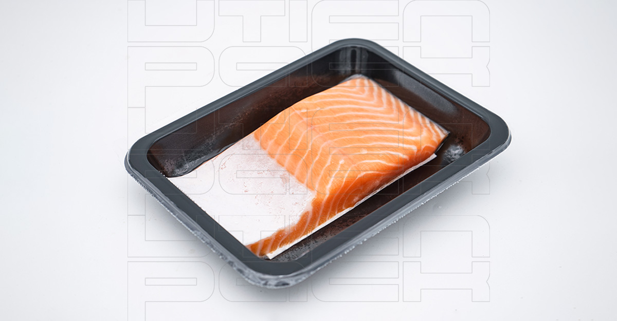 整切三文鱼预制盒贴体包装