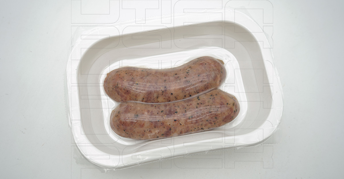 黑椒肉肠预制盒贴体包装