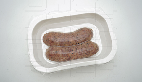 黑椒肉肠预制盒贴体包装解决方案