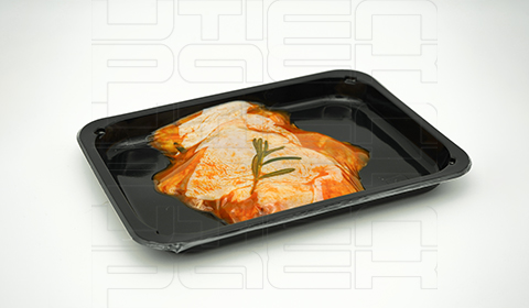 奥尔良风味鸡肉预制盒贴体包装解决方案