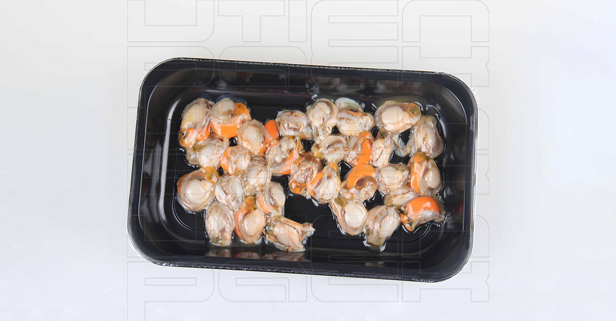 扇贝肉预制盒贴体包装