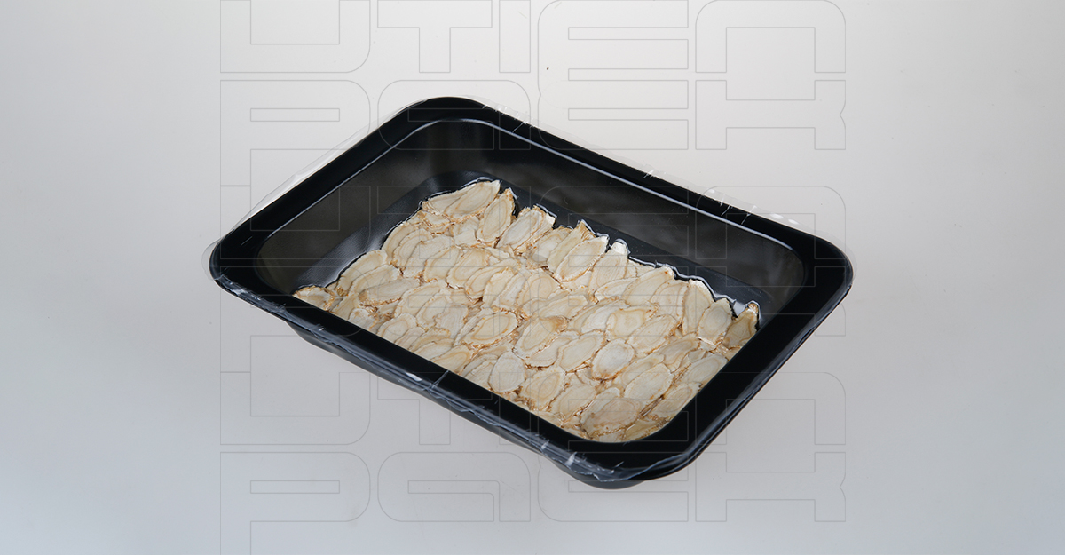 西洋参切片预制盒贴体包装