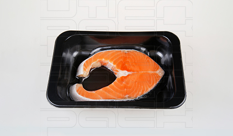 冰鲜三文鱼预制盒贴体包装解决方案