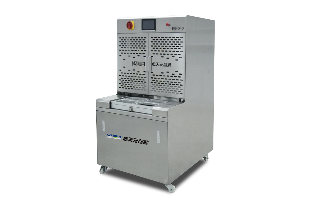 半自动预制盒贴体包装机